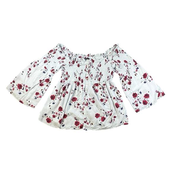 Torrid Floral Off Shoulder Blouse - 3X - Picture 2 of 6